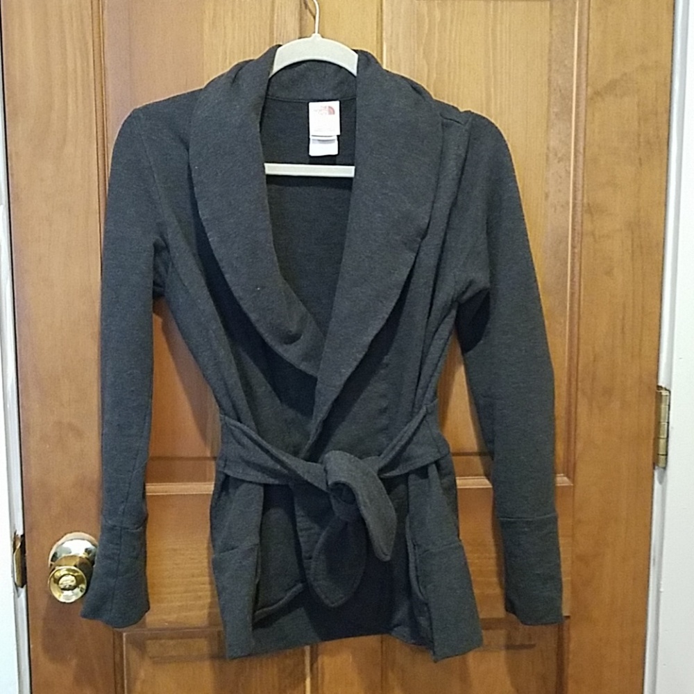 The north face cardigan